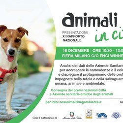 Animali in città - Presentazione XI rapporto nazionale presso ENCI WINNER 2022