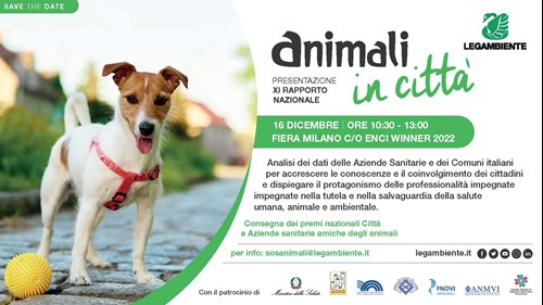 Animali in città - Presentazione XI rapporto nazionale presso ENCI WINNER 2022