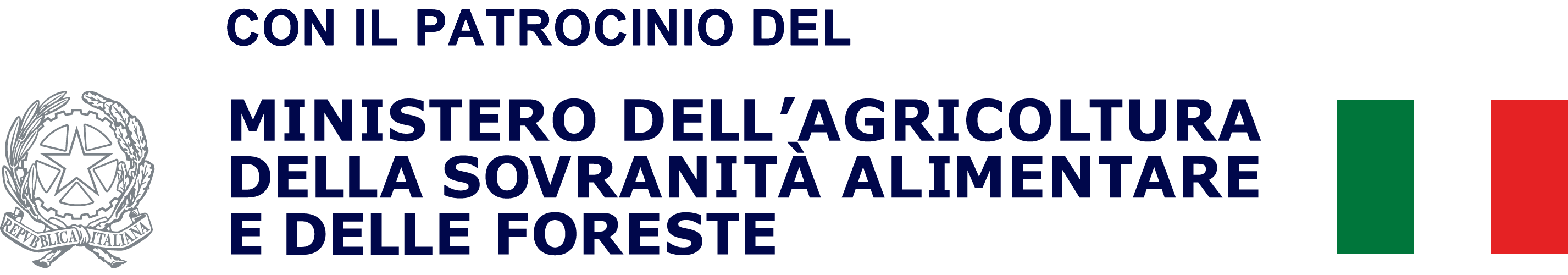 Con il patrocinio del Ministero dell’agricoltura, della sovranità alimentare e delle foreste